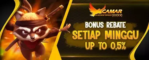 Rebate Slot Hingga 0.5% promo image